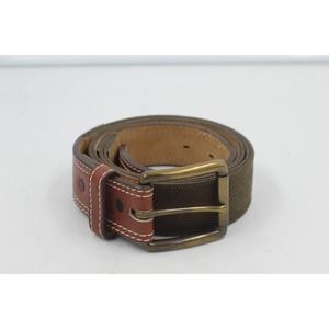 Chippewa C00084 Made In Usa Size 36 Leather Belt Brown Green